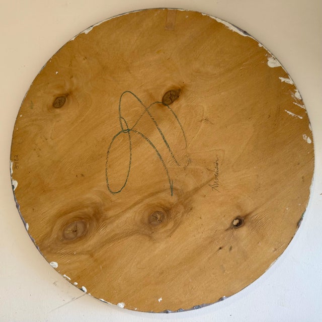 Abstract Expressionism Edward Avedisian, Mod Abstract Expressionist Modernist Edward Avedisian Color Field Oil Painting, c. 1979 For Sale - Image 3 of 8