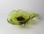 Vintage Murano Sommerso Apple Green and Brown Glass Bowl with Organic Sculptural Form, 1970 For Sale - Image 9 of 16