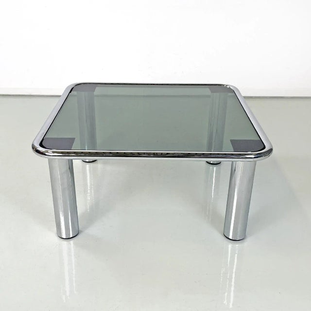 1970s Italian Modern Sesann Coffee Table attributed to Gianfranco Frattini for Cassina, 1970s For Sale - Image 5 of 13