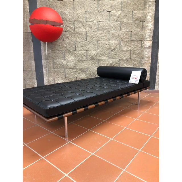 Black Daybed by Mies Van Der Rohe for Knoll, 2010 For Sale - Image 8 of 8