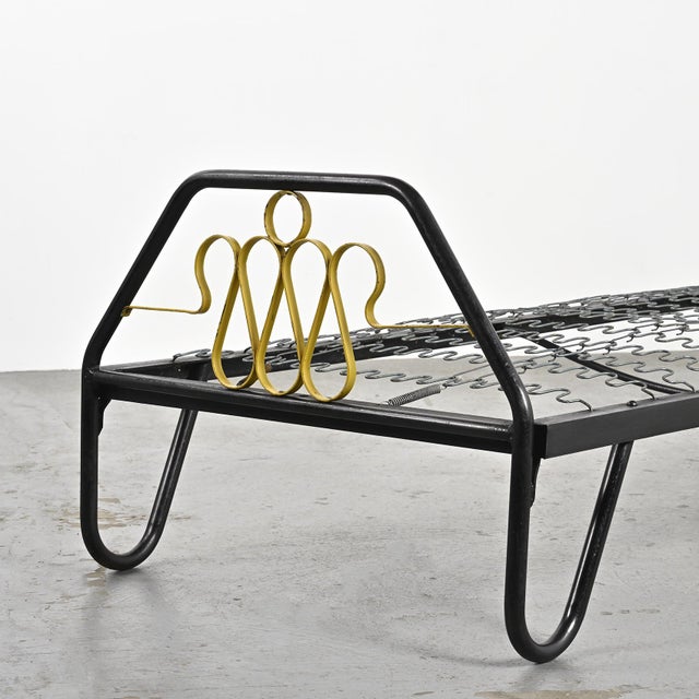 Vintage Daybed by Jacques Hitier, 1950s For Sale - Image 4 of 9