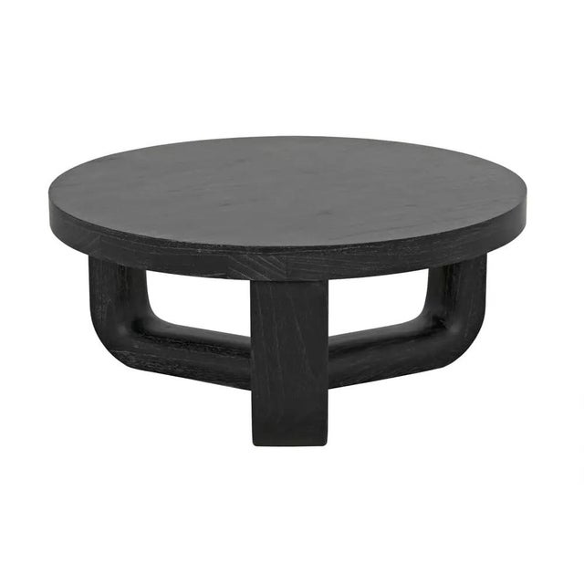 Mid-Century Modern Joel Coffee Table, Cinder Black For Sale - Image 3 of 5