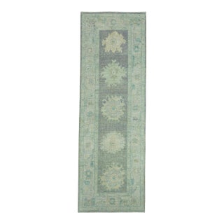 Turkish Oushak Runner Rug 2'10" x 8'7" #17452 For Sale