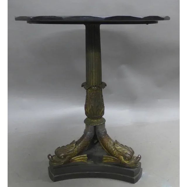 Antique Bronze Grand Tour Pietra Dura Center Table For Sale In New York - Image 6 of 10