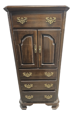 Vintage 1974 Ethan Allen Solid Walnut Lingerie Chest