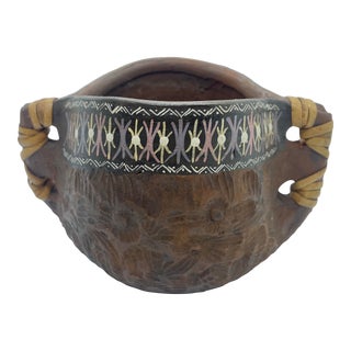 Mid 20th Century Nez Perce Tribe Pottery Cup For Sale