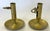 Early 20th Century Signed Antique Brass Adjustable Height Push-Up Candleholders- A Pair For Sale - Image 5 of 10