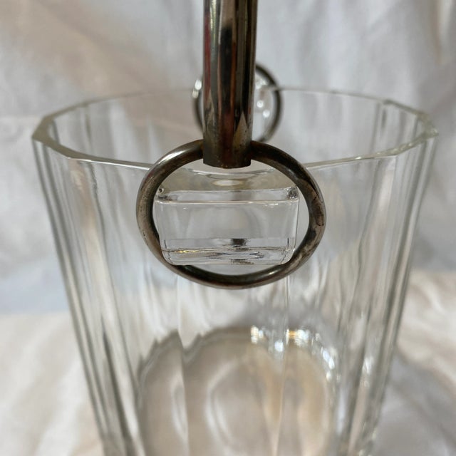 Mid-Century Modern Ice Bucket & Tongs Set- 2 Pieces For Sale - Image 4 of 11