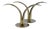 Mid-Century Swedish Brass Candlesticks - a Pair For Sale