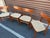 Gorgeous set of 4 Danish Modern teak dining chairs by Schionning and Elgaard for Randers of Denmark. They are in excellent...