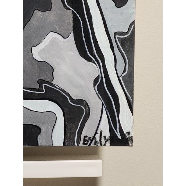 Contemporary “The Bad Boxer” – Original Contemporary Acrylic Painting by Emily Cawley For Sale - Image 3 of 5