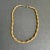 Vintage Gold Tone Mesh Twisted Necklace 1980s 1990s 16" Long For Sale - Image 9 of 10