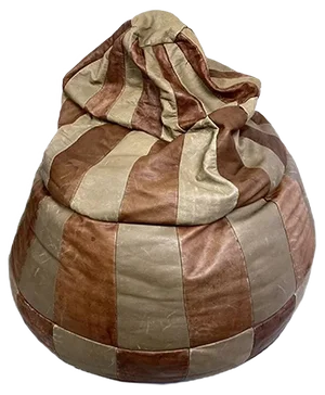 Leather Patchwork Bean Bag from de Sede, 1970s