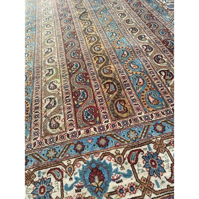 Vintage Fine Qom Rug For Sale - Image 14 of 18