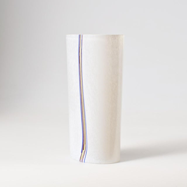1980s Rainbow Series Glass Vase by Bertil Vallien for Kosta Boda, 1980s For Sale - Image 5 of 10