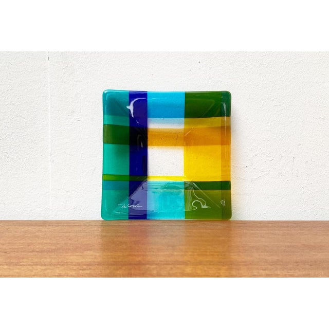 Vintage Danish Art Glass Bowl from Greve Glaskunst, 1980s For Sale - Image 18 of 18