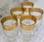 Mid 20th Century Mid 20th Century Hollywood Regency Set of 5 Culver Tyrol 22k Gold Footed Cocktail Glasses For Sale - Image 5 of 8