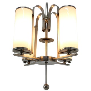 Bauhaus Chrome Pendant, 1930s For Sale