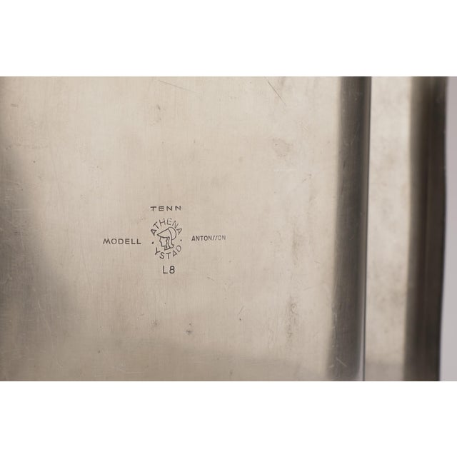 1940s Pewter Athena Tray by Oscar Antonsson, 1937 For Sale - Image 5 of 6