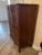 Wood 1960s Huntley Furniture MCM French Provencial 5 Drawer Tall Dresser Walnut For Sale - Image 7 of 8