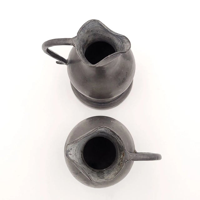 Pair of Pewter Pitchers, France Circa 1800 For Sale - Image 12 of 12