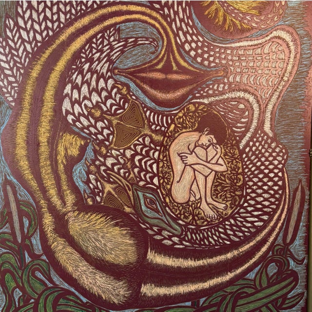 Leda and the Swan Relief Block by Kurt Bingler, 1978 For Sale - Image 12 of 18