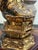 Gold Japanese Carved Wood Buddha With Gold Leaf & Black Lacquer Mid-20th Century For Sale - Image 8 of 12