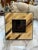 Bone 1970s Natural Horn Chevron Inlay Square Photo Frame Small For Sale - Image 7 of 7