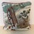 Textile Vintage Rustic Winter Woodland Animal & Birds Tapestry Pillow by Riverdale For Sale - Image 7 of 7