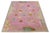 Art Deco Modern Art Deco Style Handmade Wool Rug in Pink With Floral Design For Sale - Image 3 of 11