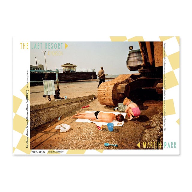 Martin Parr The Last Resort Official Exhibition Poster Dimensions: 23,3 x 16,5 in / 59,4 x 42 cm Sold unframed