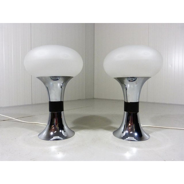 1960s Large Space Age Table Lamps, 1960s, Set of 2 For Sale - Image 5 of 18