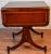 1920s 1920 Heritage Henredon Regency Mahogany & Leather Top Drop-Leaf Pembroke Table For Sale - Image 5 of 12