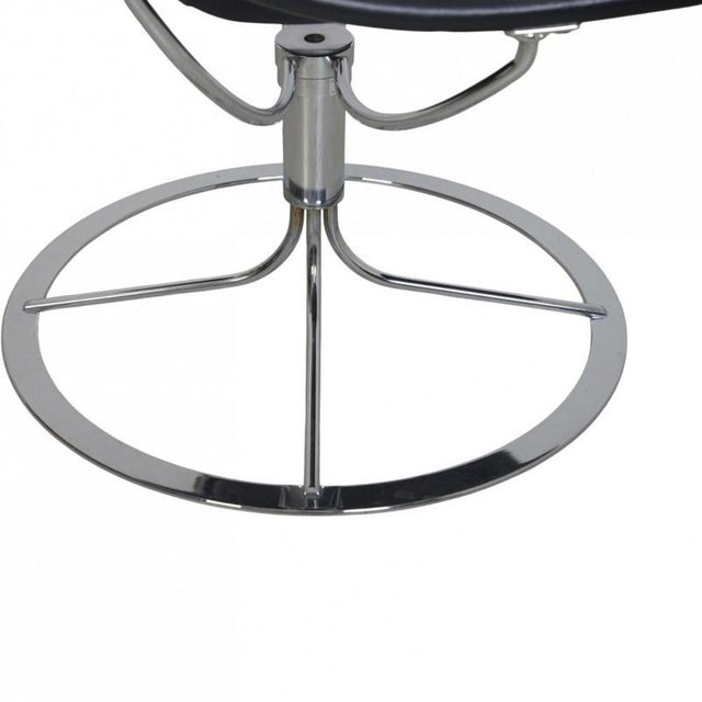 Jetson Chair in Black Leather by Bruno Mathsson, 2006 For Sale - Image 6 of 16