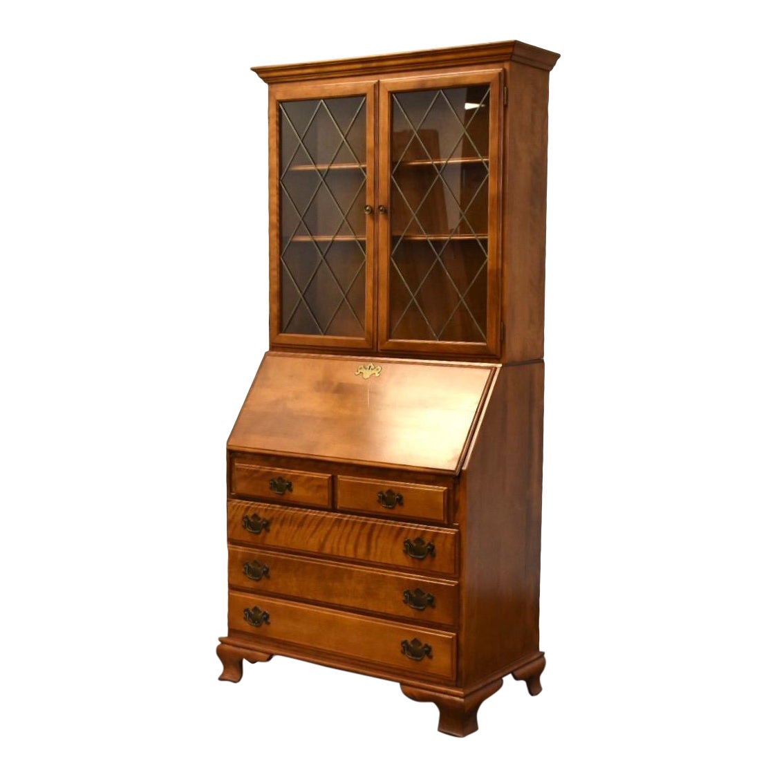 Ethan Allen Heirloom Maple Secretary Desk Chairish