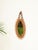 1960s Small Oval Mirror with Chain in Rattan and Bamboo by Franco Albini, Italy, 1960s For Sale - Image 5 of 9