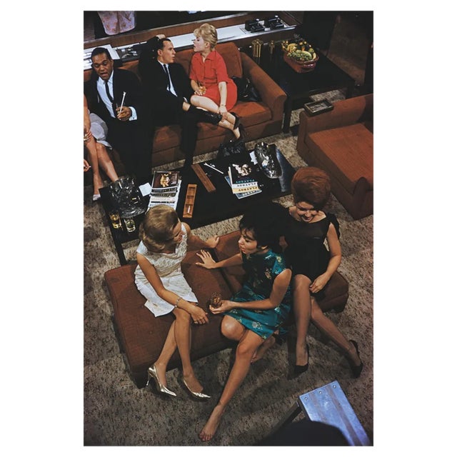 Slim Aarons, Playboy Party, Estate Stamped Photographic Print, 1961 / 2020s For Sale
