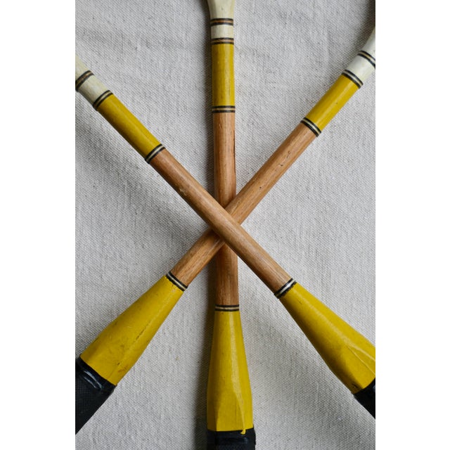 Mid 20th Century Dumont Badminton Racquets - Set of 3 For Sale - Image 12 of 12