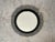 Vintage Round Wicker Sunburst Wall Mirror For Sale In Raleigh - Image 6 of 13