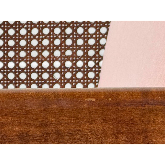 Mid-Century Regency Velvet Lounge Chair For Sale - Image 9 of 12