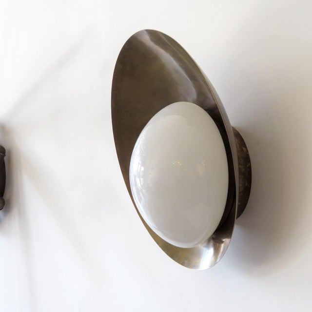 Gallery L7 Custom "Concha" Wall Lights For Sale - Image 4 of 11