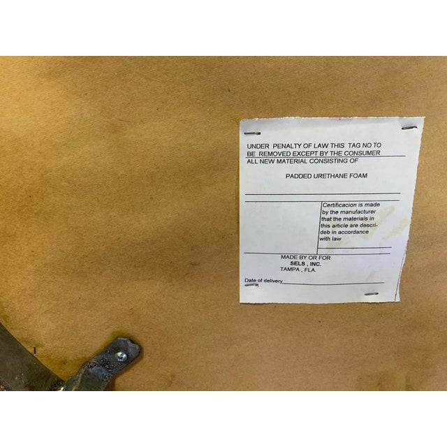 21st Century Pair of Hollywood Regency Iron Armchairs With Pewter Finish For Sale - Image 9 of 9