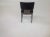 Designer accent chair with black cut velvet fabric and grey ceruse finish. The chair is ready to enjoy. The chair was...
