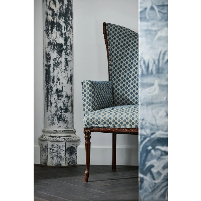 Traditional Zoffany Seymour Spot Fabric in Amber - a Sample For Sale - Image 3 of 3