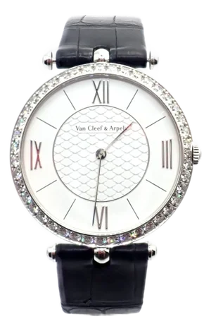 Van Cleef & Arpels Pierre Arpels White Gold Diamond Watch