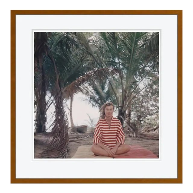 Andros Island 1957 by Slim Aarons Black Framed C Print For Sale