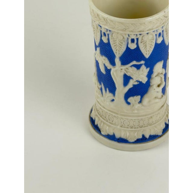 A 19th-century Parian ware spill vase by Samuel Alcock, England, dating from the mid to late 19th century and executed in...