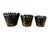 Sarreid Ltd. Vintage Tole Chinoiserie Hand-Painted Nesting Cache Pot / Cachepot / Jardinière / Planter, a Set of 3 by Sarreid LTD For Sale - Image 4 of 8