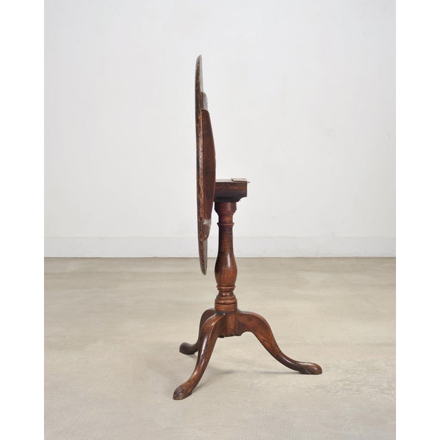 19th Century English Georgian Painted Tilt-Top Tripod Table For Sale - Image 16 of 18