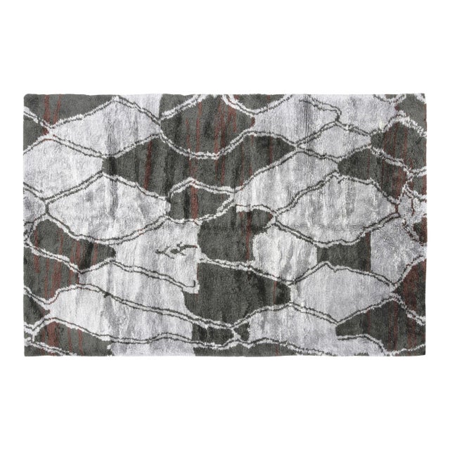 Contemporary Turkish Shag Rug For Sale